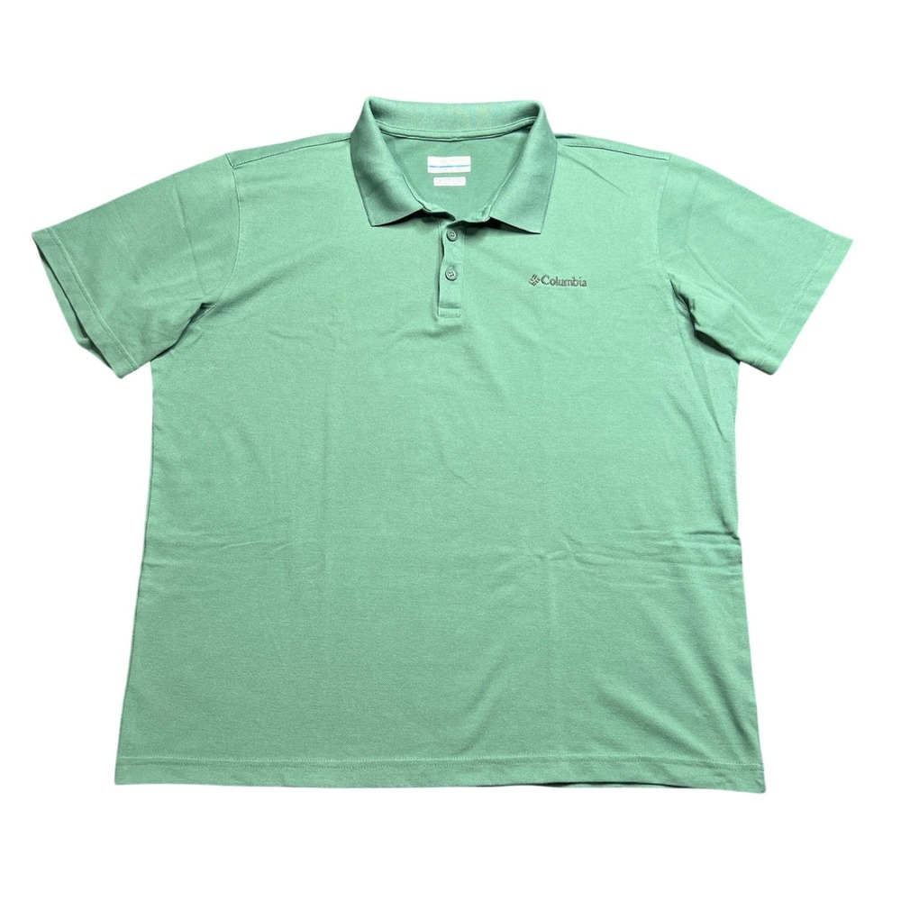 Columbia Men's Polo Shirt Mint Green